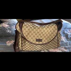 Authentic Gucci diaper bag. Used but in great condition.